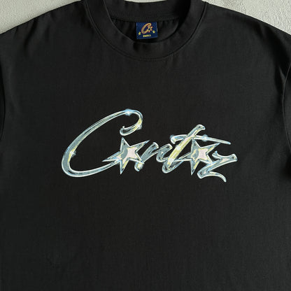 Corteiz Chrome Allstarz Tee Black