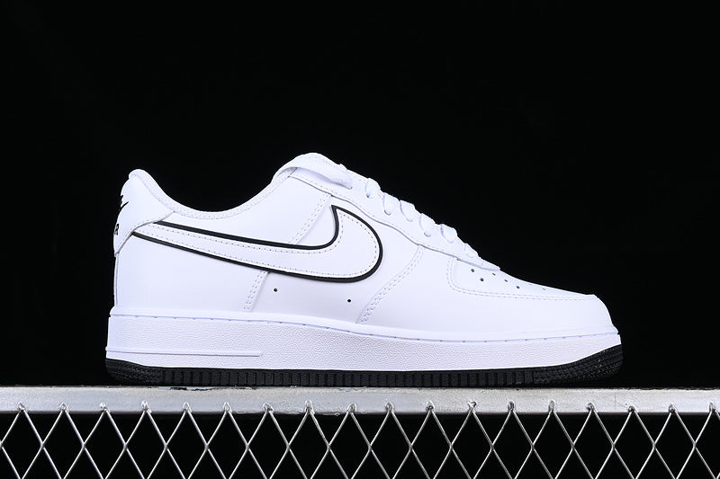Nike Air Force 1 Low '07 White Black Outline Swoosh