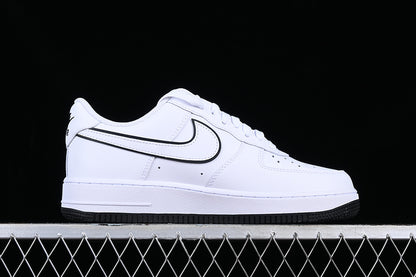 Nike Air Force 1 Low '07 White Black Outline Swoosh
