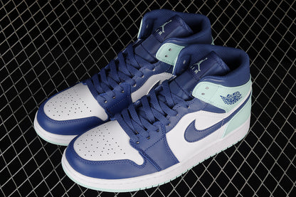 Jordan 1 Mid Mystic Navy Mint Foam