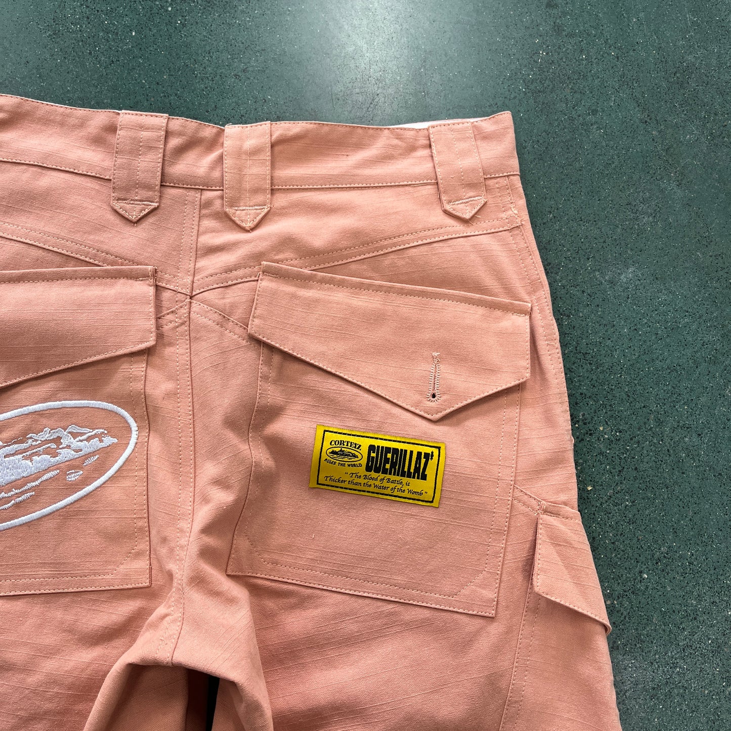Corteiz Storm Cargo Pants Salmon