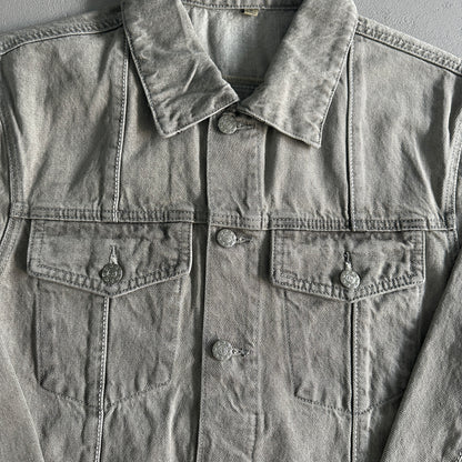 Corteiz C-Star Denim Trucker Jacket Grey