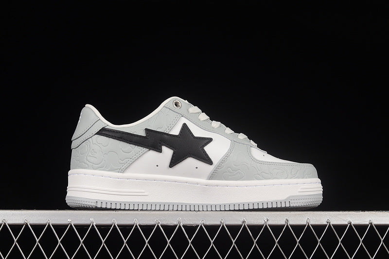 A Bathing Ape Bape Sta Low Grey Black