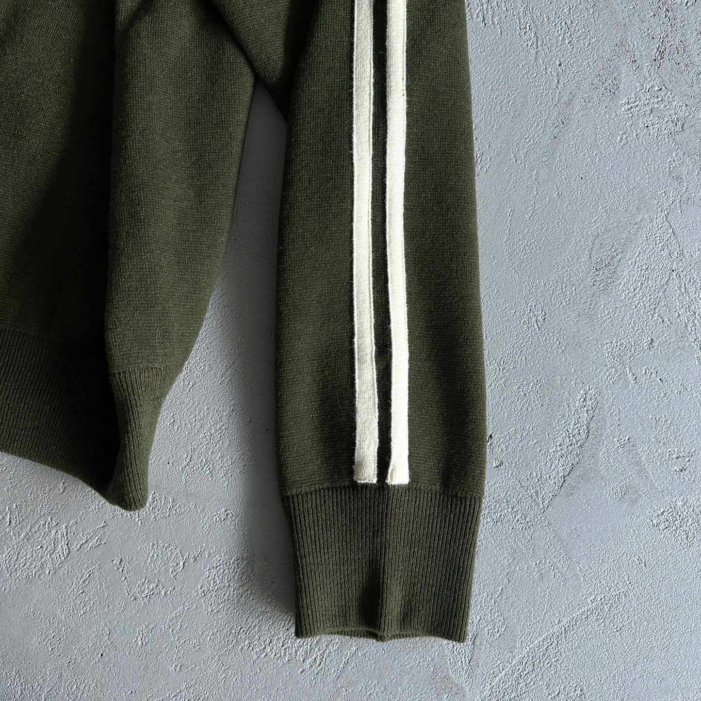 Corteiz Knit-Zip Up Fleece Olive