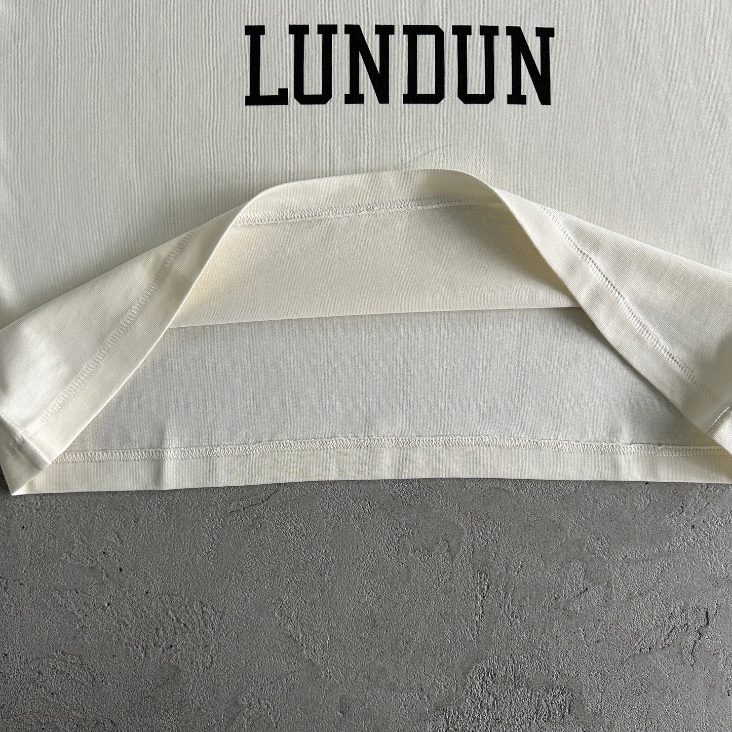 Corteiz College Ringer Tee Off White