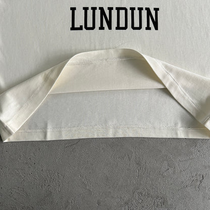 Corteiz College Ringer Tee Off White