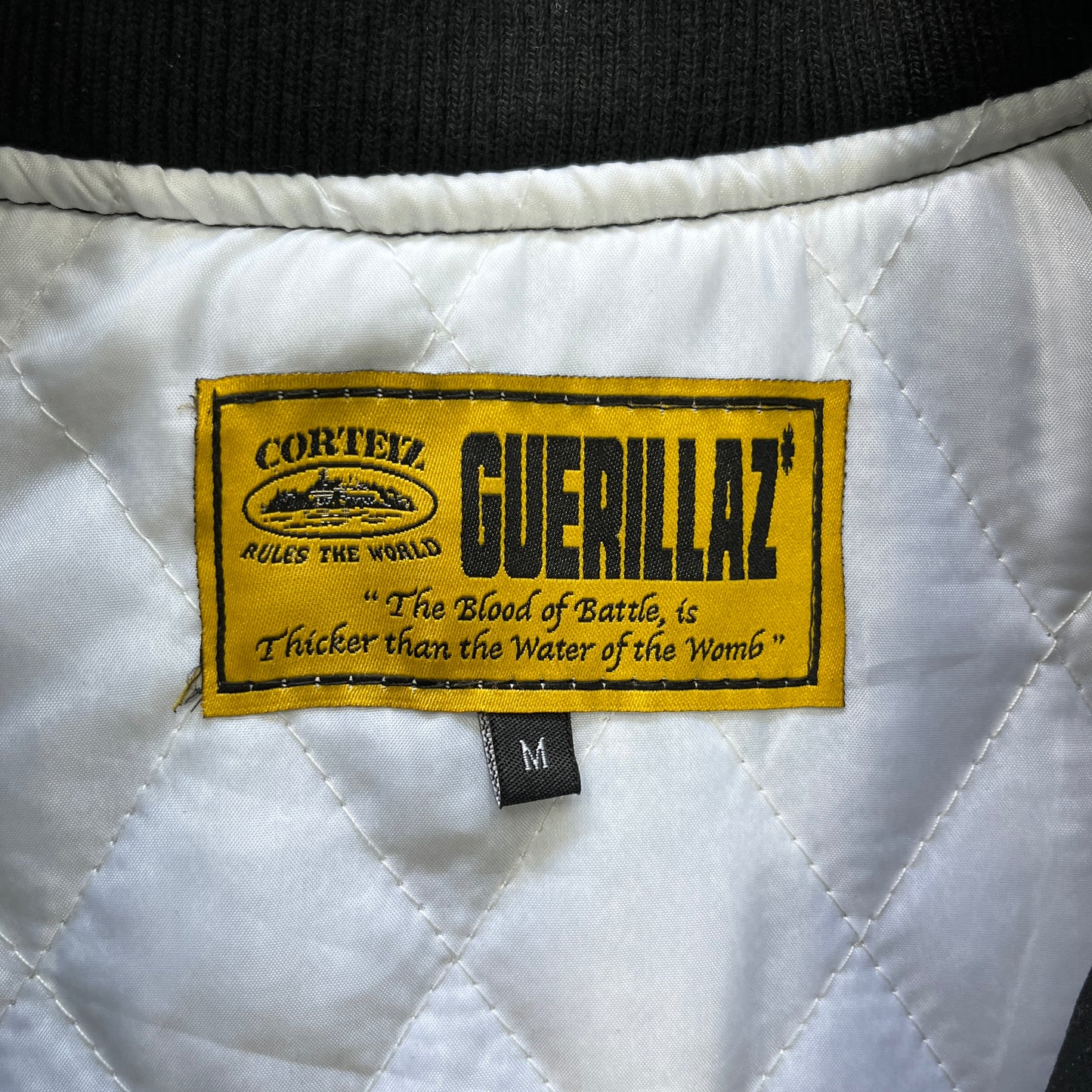 Corteiz Guerrillaz Quilted Vest Black