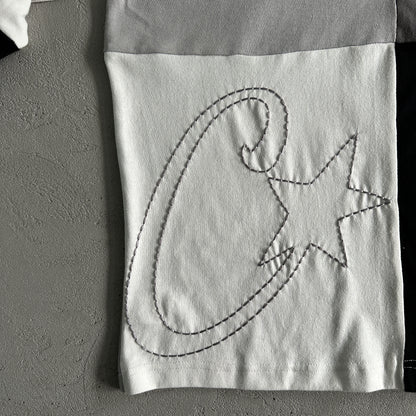 Corteiz C-Star Rugby Shirt Greyscale