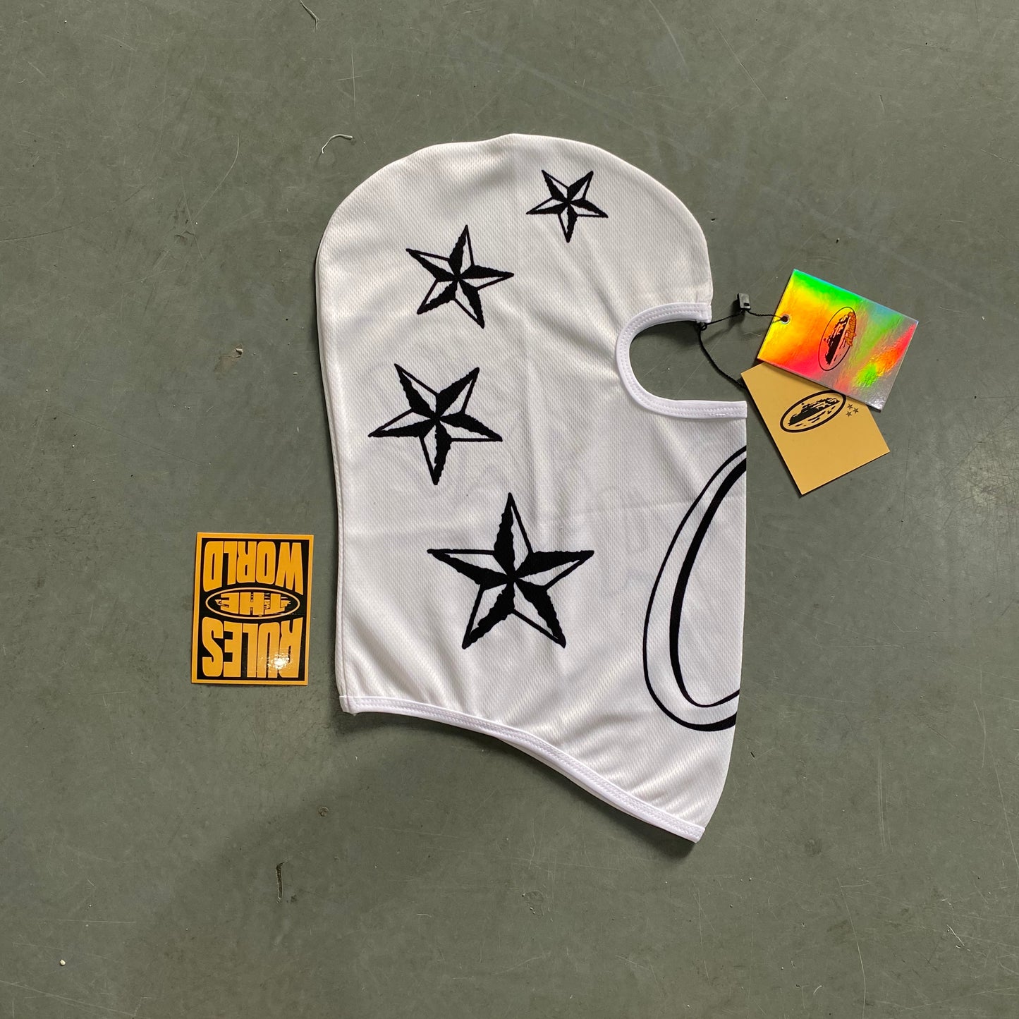 Corteiz 4Starz Liteweight Ski Mask White