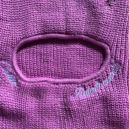 Corteiz Knit Balaclava Baby Pink