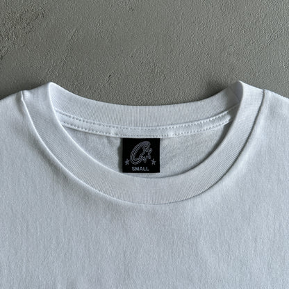 Corteiz Island Logo Tee White