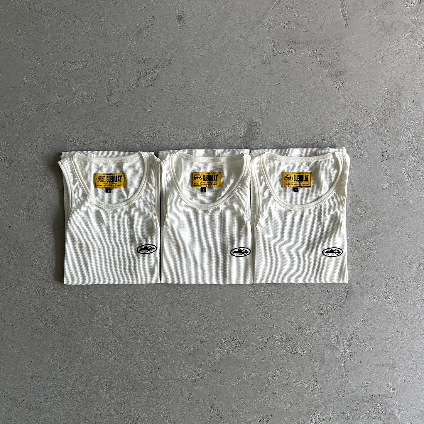 Corteiz Bolo Essentials Tank (3 Pack) White