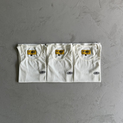 Corteiz Bolo Essentials Tank (3 Pack) White