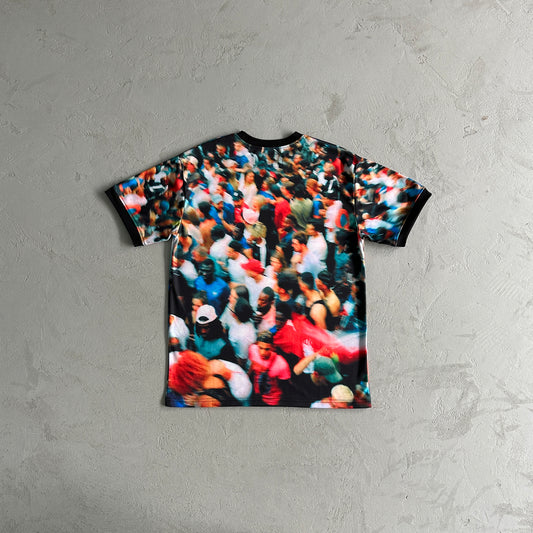 Corteiz World Cup Chaos Ribbed Tee Multicolor