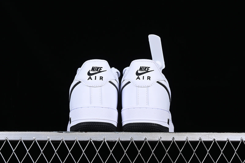 Nike Air Force 1 Low '07 White Black Outline Swoosh