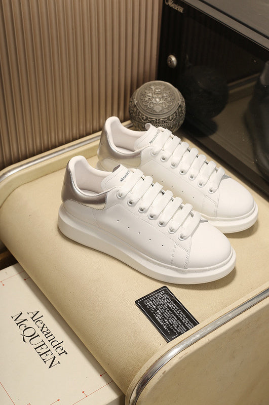 Alexander McQueen Oversized White Silver