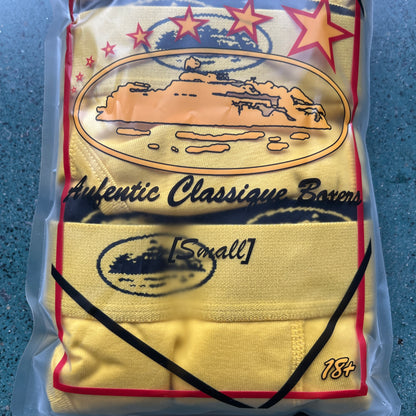 Corteiz Alcatraz Boxers (3 Pack) Yellow