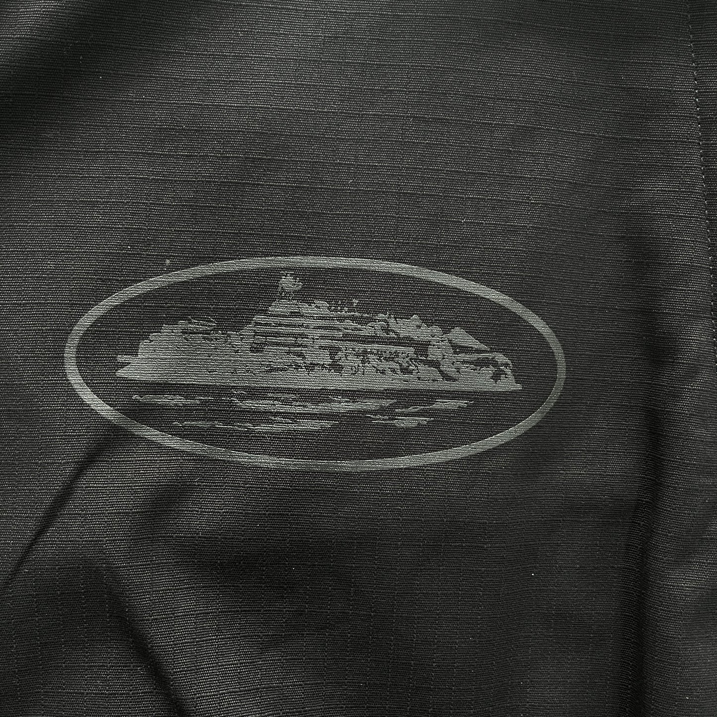 Corteiz Guerillaz Drilltop Triple Black