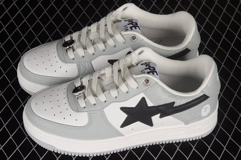 A Bathing Ape Bape Sta Low Grey Black