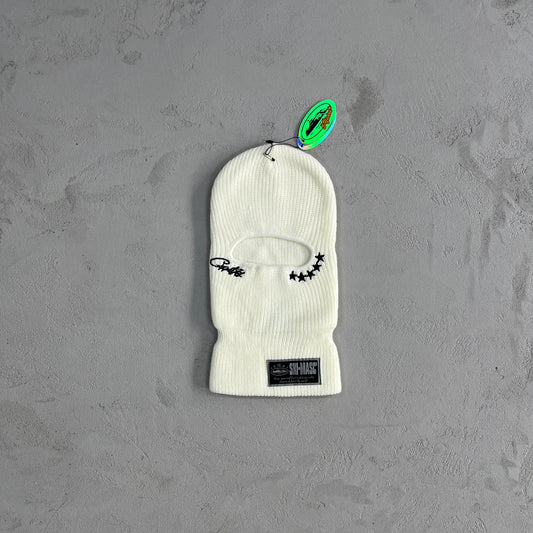Corteiz 5 Starz Knit Bally White
