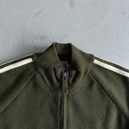 Corteiz Knit-Zip Up Fleece Olive
