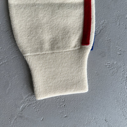 Corteiz Knit-Zip Up Fleece Cream