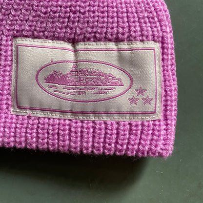 Corteiz Knit Balaclava Baby Pink
