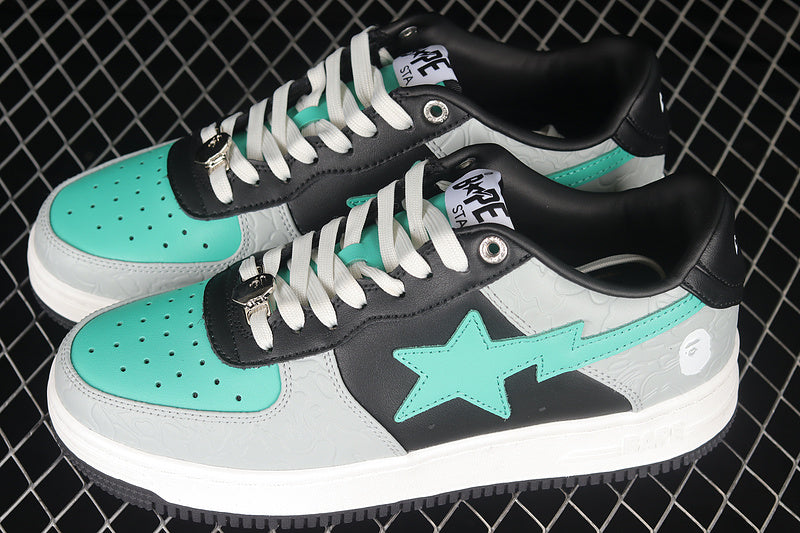 A Bathing Ape Bape Sta Low Grey Green
