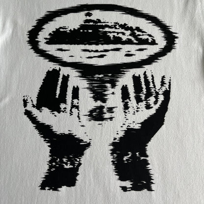 Corteiz Vortex Hands Tee White