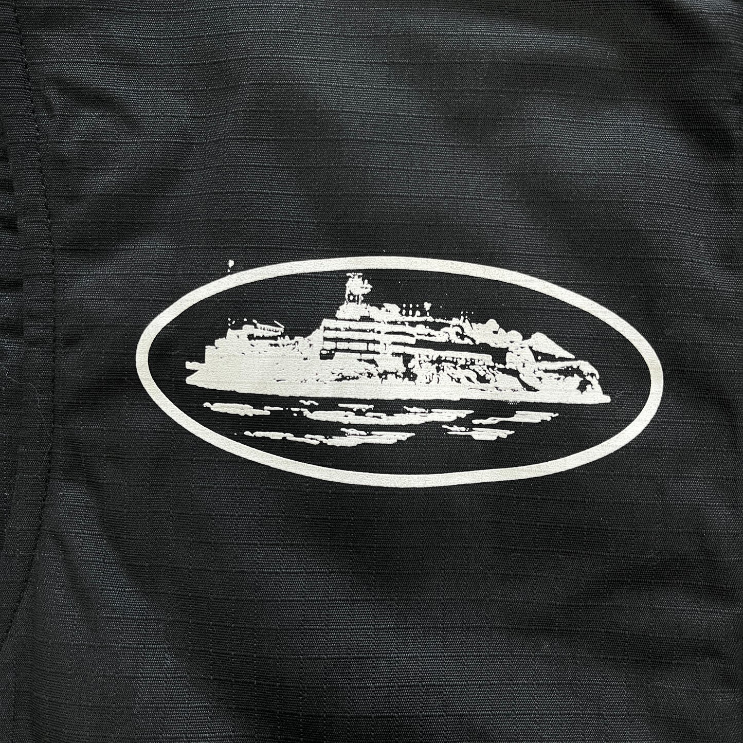 Corteiz Guerrillaz Quilted Vest Black