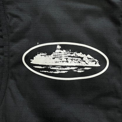 Corteiz Guerrillaz Quilted Vest Black