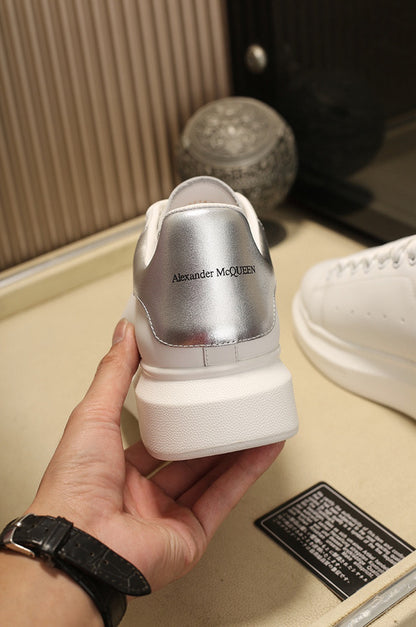 Alexander McQueen Oversized White Silver