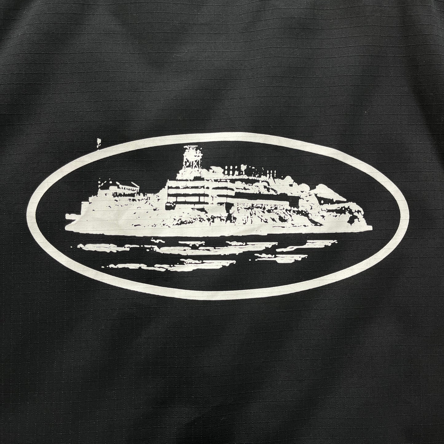 Corteiz Guerrillaz Quilted Vest Black