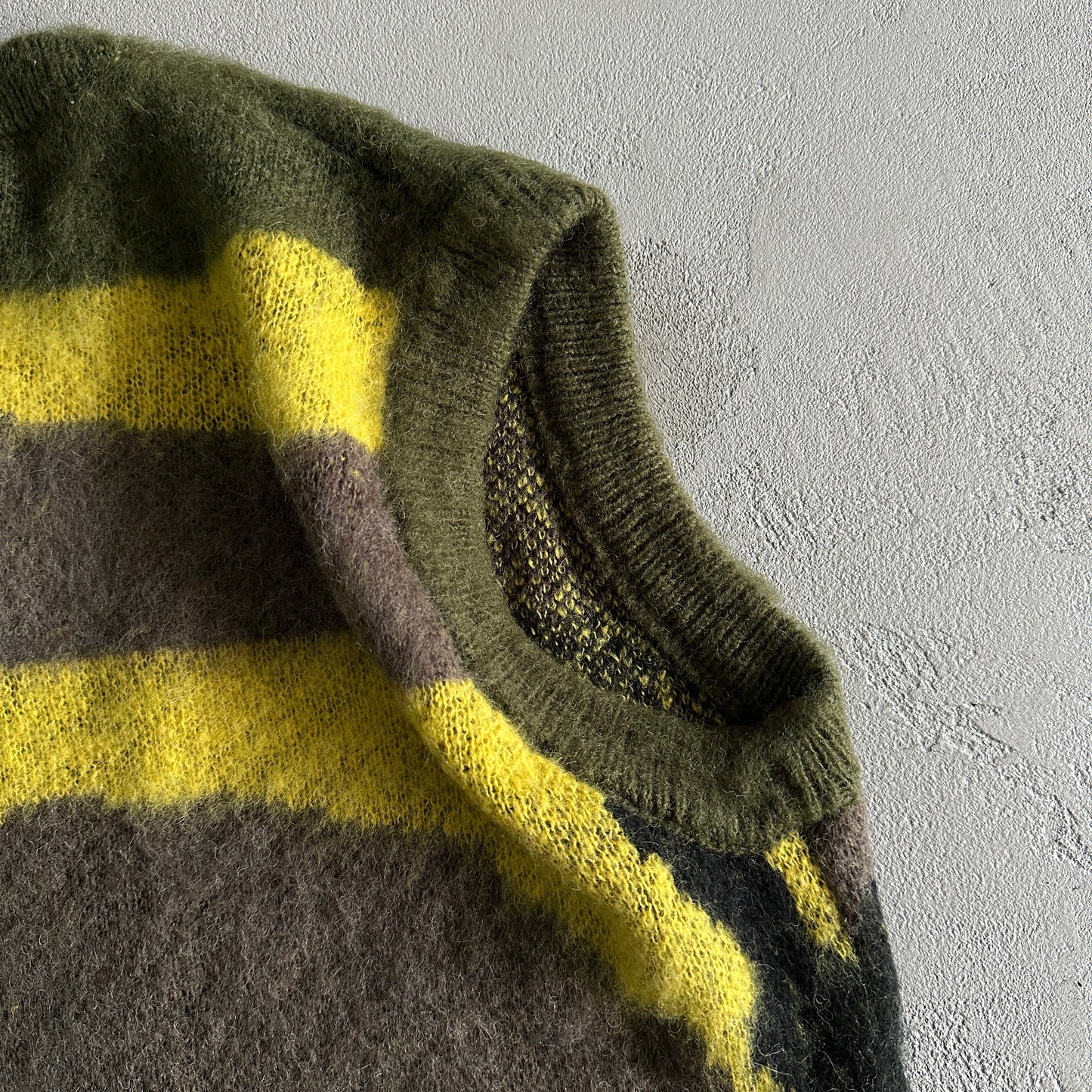 Corteiz Mohair Knit Vest Gutta Camo