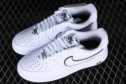 Nike Air Force 1 Low '07 White Black Outline Swoosh