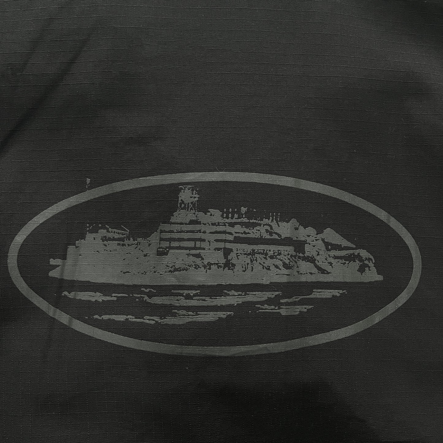 Corteiz Guerillaz Drilltop Triple Black