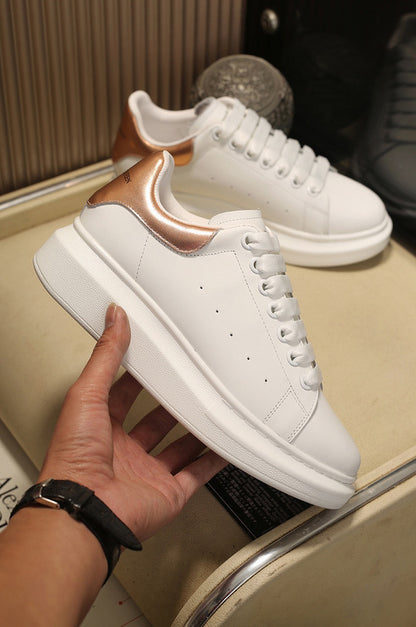 Alexander McQueen Oversized White Rose Gold