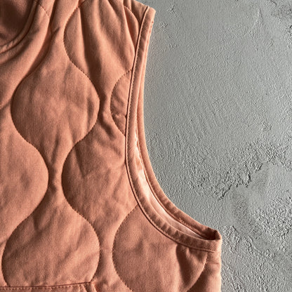 Corteiz Allstarz Padded Gilet Salmon