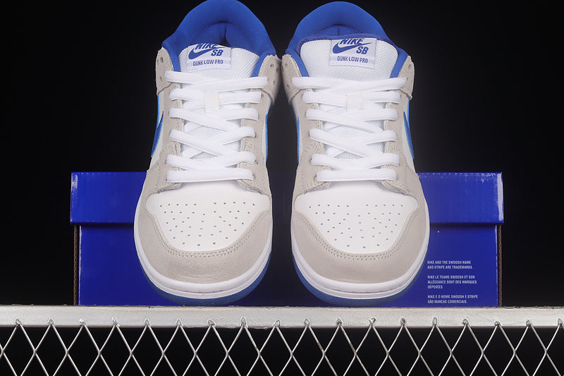 Nike SB Dunk Low Matte Silver Varsity Royal