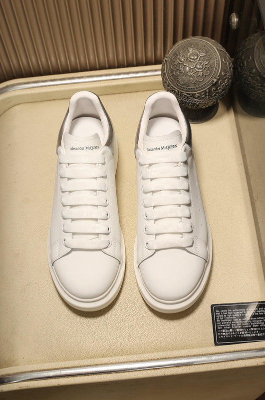 Alexander McQueen Oversized White Silver