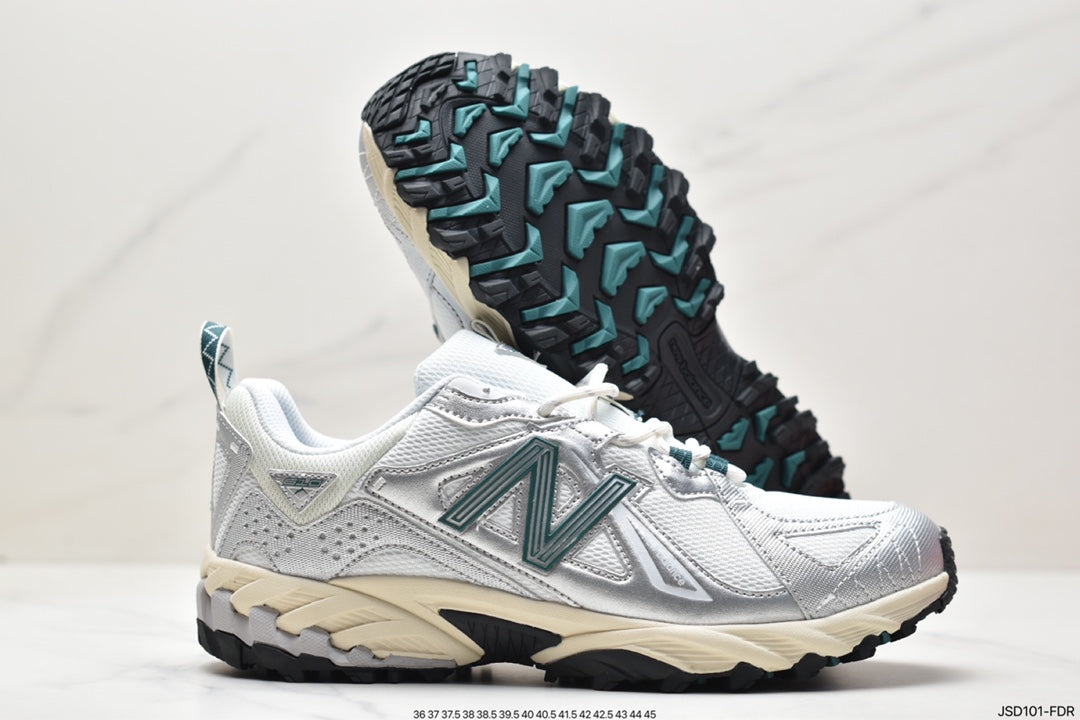 New Balance 610 Silver Metallic Reflection Green