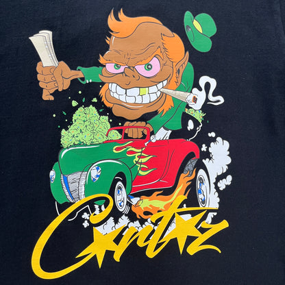 Corteiz Leprechaun 420 Tee Black