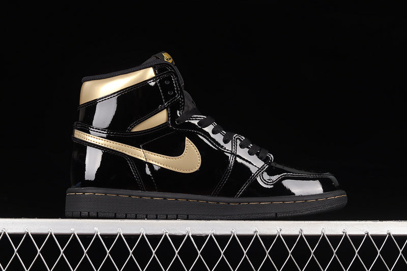 Jordan 1 Retro High Black Metallic Gold