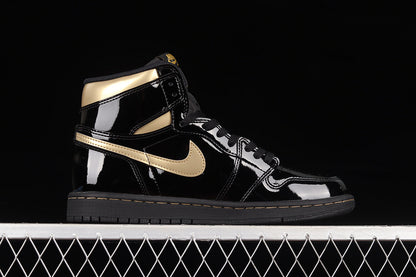 Jordan 1 Retro High Black Metallic Gold