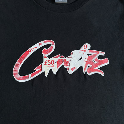 Corteiz Money On My Mind Tee Black