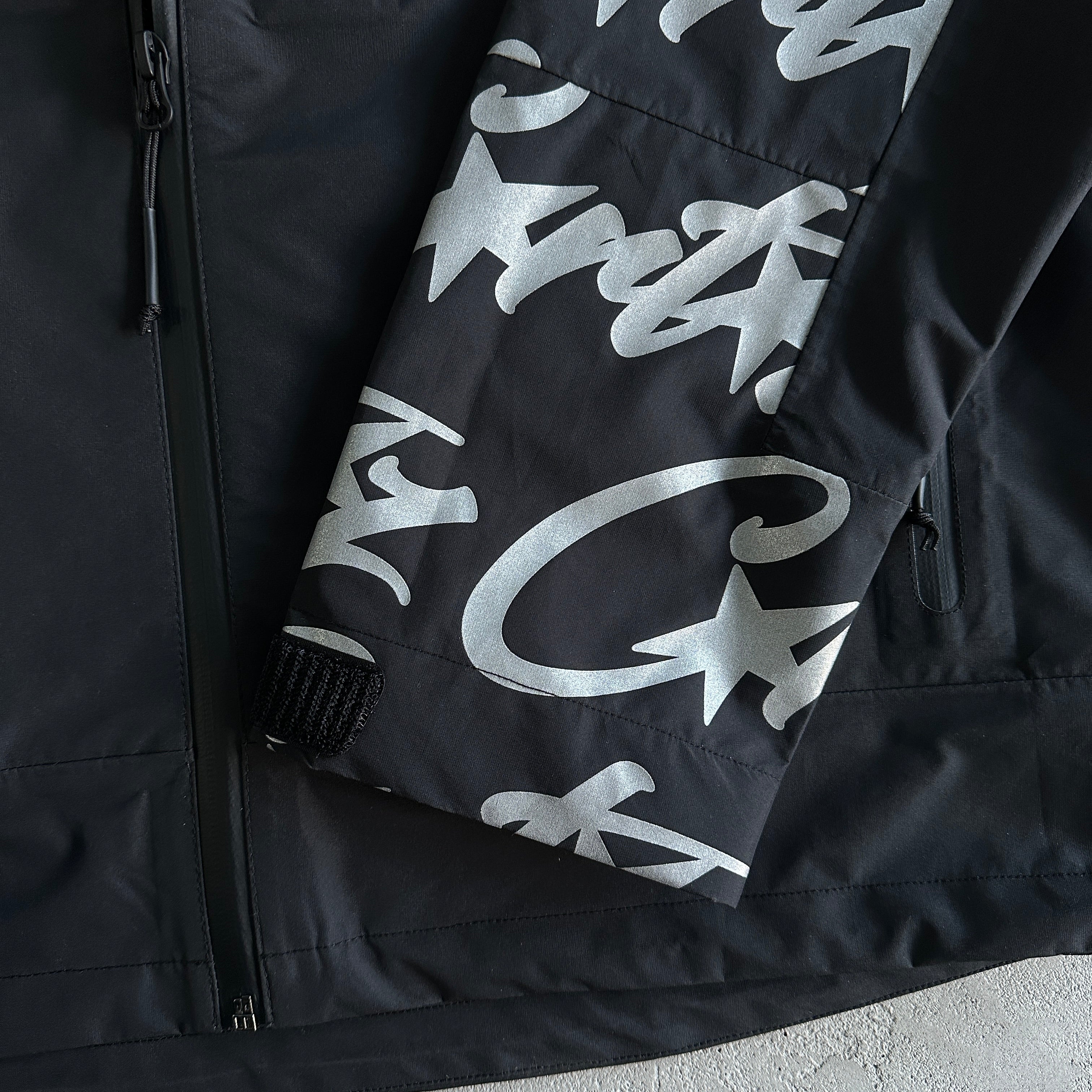Corteiz Elitework Waterproof Shell Jacket Black – Brothers