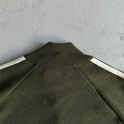 Corteiz Knit-Zip Up Fleece Olive