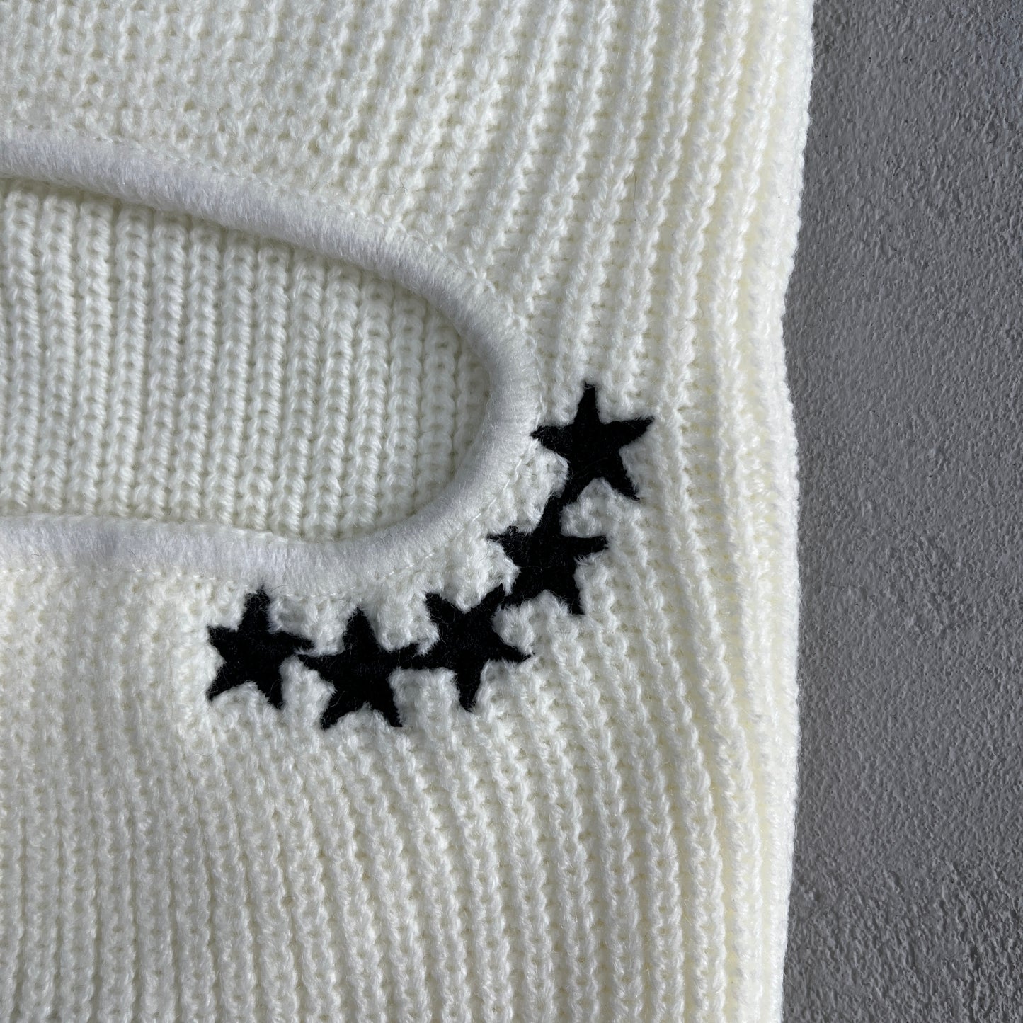 Corteiz 5 Starz Knit Bally White
