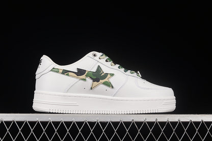A Bathing Ape Bape Sta Low ABC Camo White Green